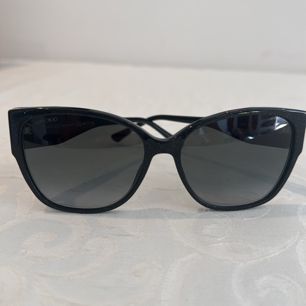 Jimmy Choo 58 mm Shays Rectangle Sunglasses. - Picture 6 of 13